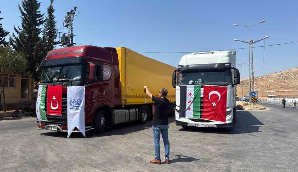 13 YIL SONRA SURİYE İLE KESİNTİSİZ KARAYOLU TAŞIMACILIĞI YENİDEN BAŞLADI