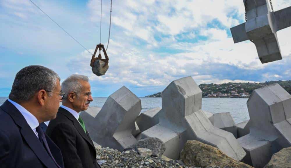 RİZE İYİDERE LOJİSTİK LİMANI’NDA ÇALIŞMALAR TÜM HIZIYLA SÜRÜYOR