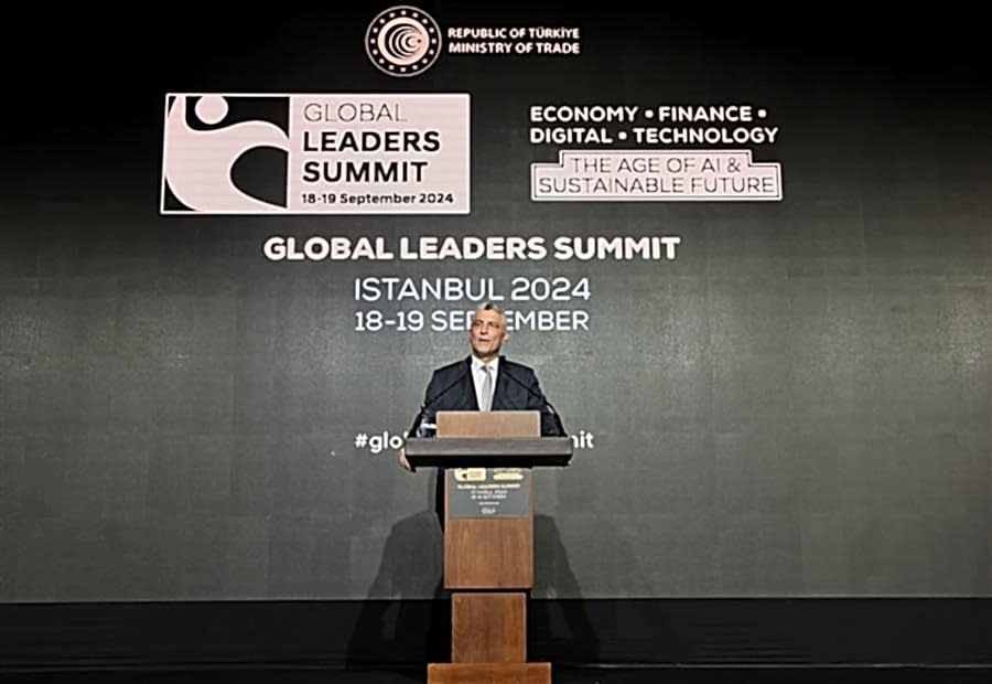 TİCARET BAKANI BOLAT, GLOBAL LİDERLER ZİRVESİ'NDE KONUŞTU