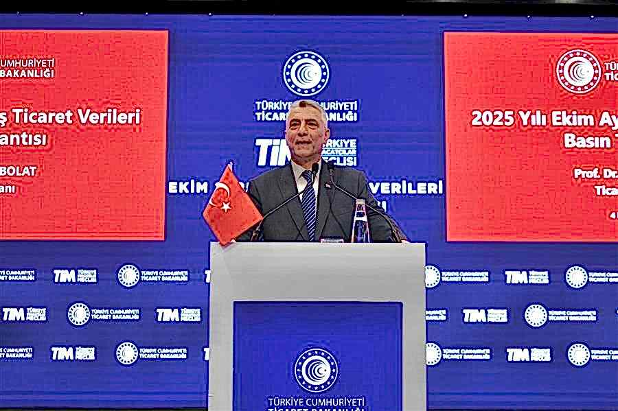 TİCARET BAKANI ÖMER BOLAT, EKİM AYI DIŞ TİCARET VERİLERİNİ AÇIKLADI 