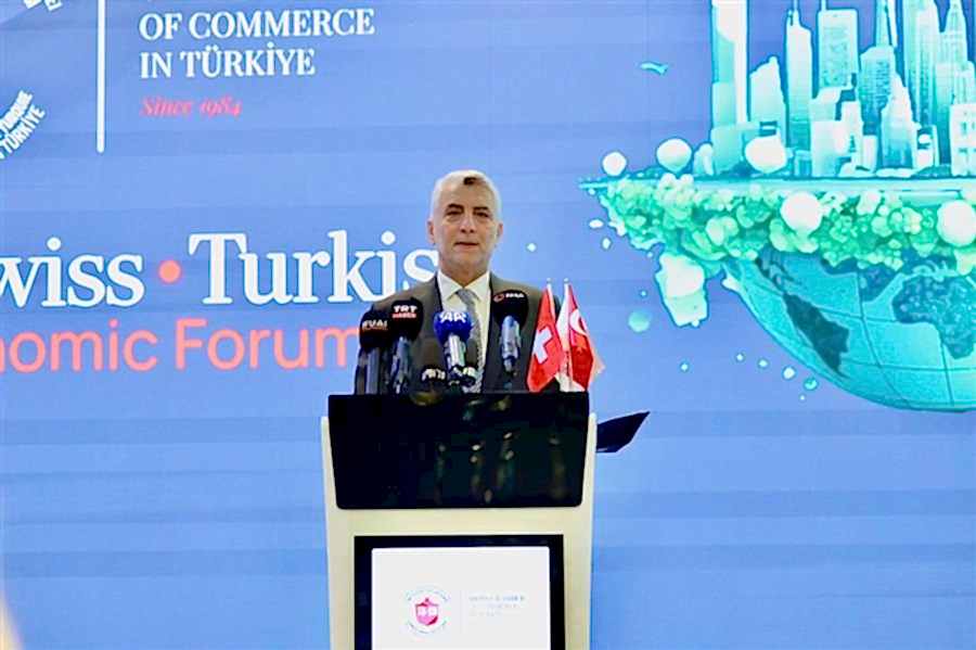 TİCARET BAKANI ÖMER BOLAT, TÜRKİYE-İSVİÇRE EKONOMİ FORUMU'NDA KONUŞTU