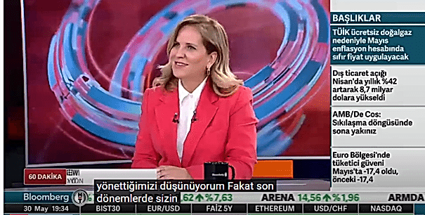Ayşem Ulusoy Bloomberg HT 30.05.2023