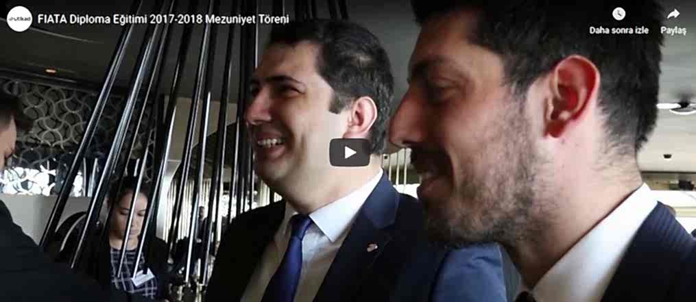 FIATA Diploma Eğitimi Mezuniyet Töreni 2018