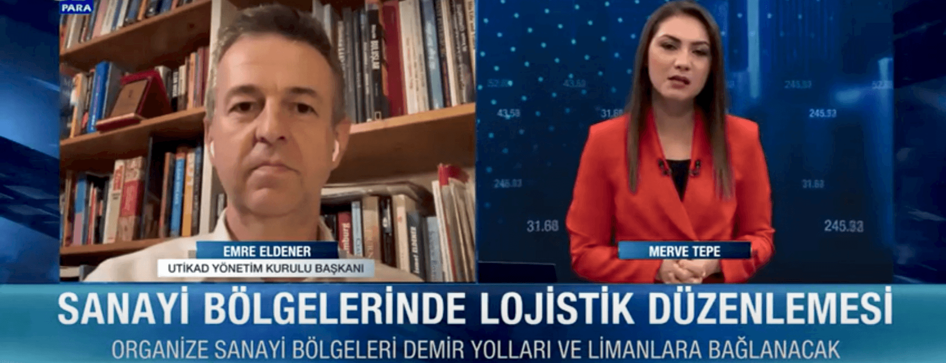 UTİKAD Yönetim Kurulu Başkanı Emre Eldener A Para TV